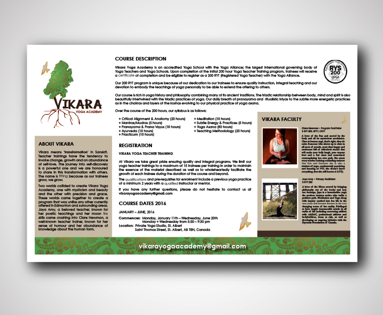 Vikara Yoga Academy Poster